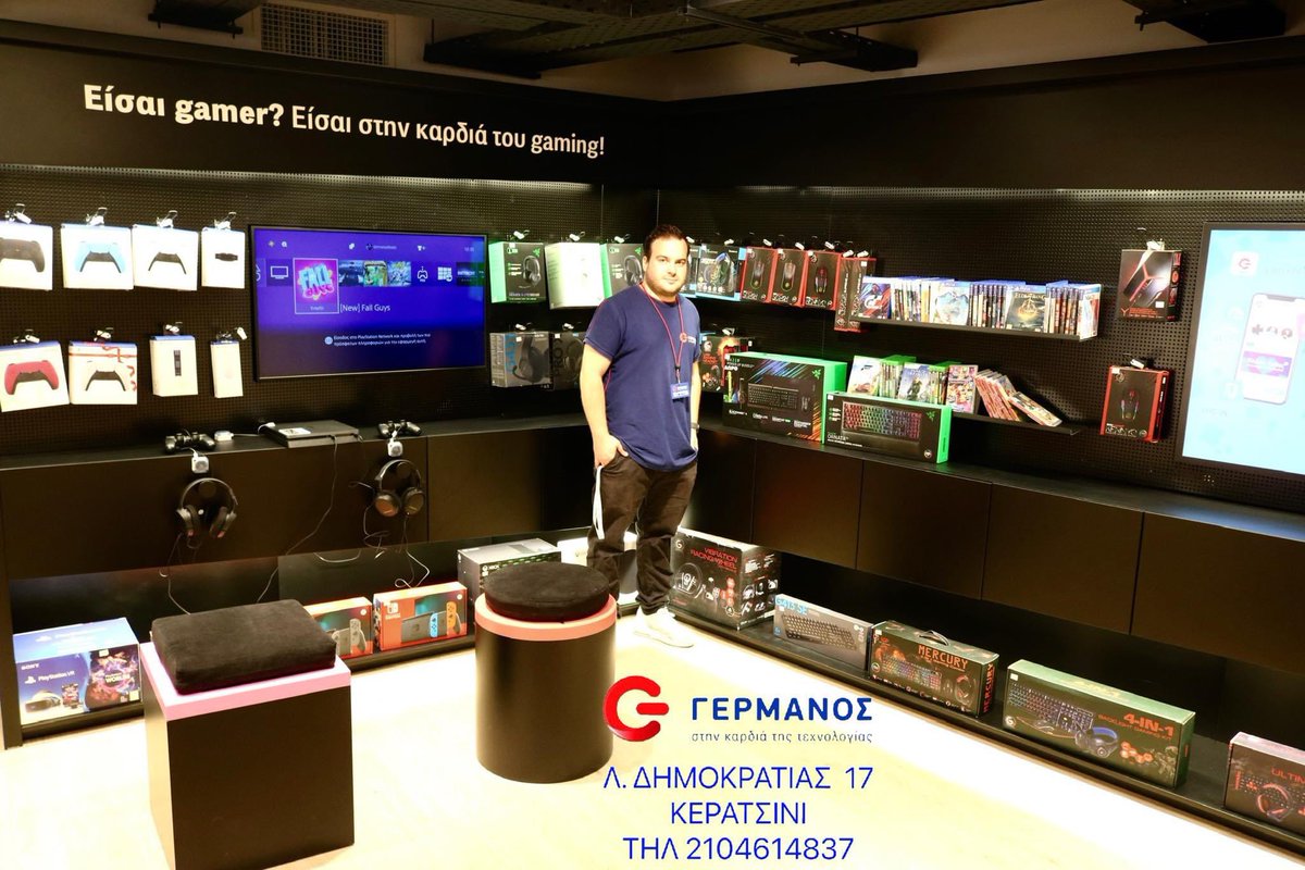 germanos_ker's tweet photo. Γερμανός Κερατσινίου
Εσύ τι τύπος gamer είσαι; 
Έλα στον Γερμανό Κερατσινίου και μια γωνια για gamers σε περιμένει να δοκιμάσεις τις νέες κυκλοφορίες! Social Media
*Instagram: https://t.co/jA55N6kPJs
*Twitter: https://t.co/rggqUVd78e
*Til Tok: https://t.co/lg1SqUOPs5 
#Germanos https://t.co/ybGXFieRtu