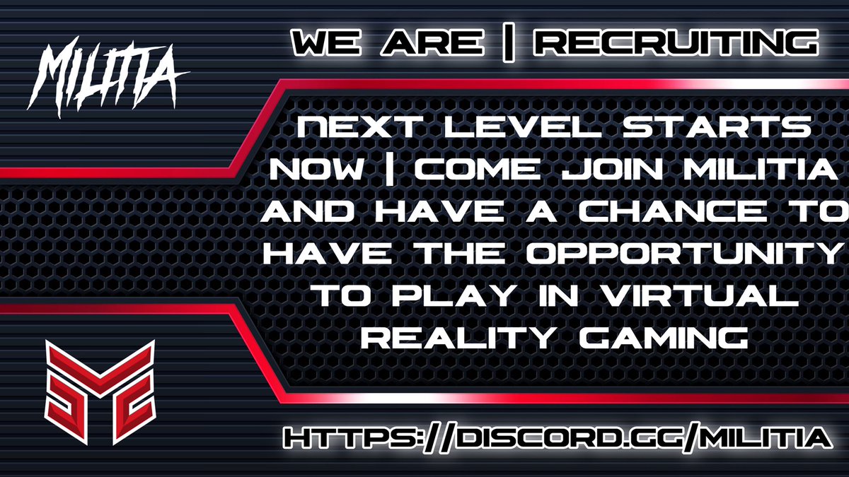 FaZeNGX's tweet photo. Have you ever wanted to game at the next level now you can at @IVIILITIA we now have a VR LFG where you can game with your fellow VR Fans | Join us today at https://t.co/LWqV8Gtp5q

#fyp #foryoupage #fy #foryou #gaming #vr #virtualreality #wearemilitia #ad #vrfans #esports https://t.co/oyJn895Kli