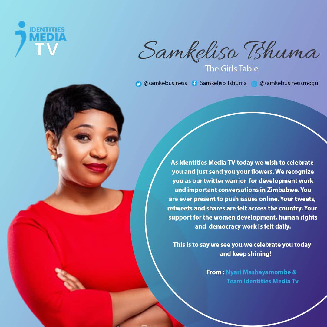Today we just wanna take a moment to celebrate a warrior <a href="/samkebusiness/">Samkeliso Tshuma</a> for being ever available to push development conversations here on twitter. Our Director <a href="/Nyarimash/">Advocate Nyari Mashayamombe</a> thinks you are so hard working you deserve your flowers 💐 🌺💐 while you live. Thank you for all you do!