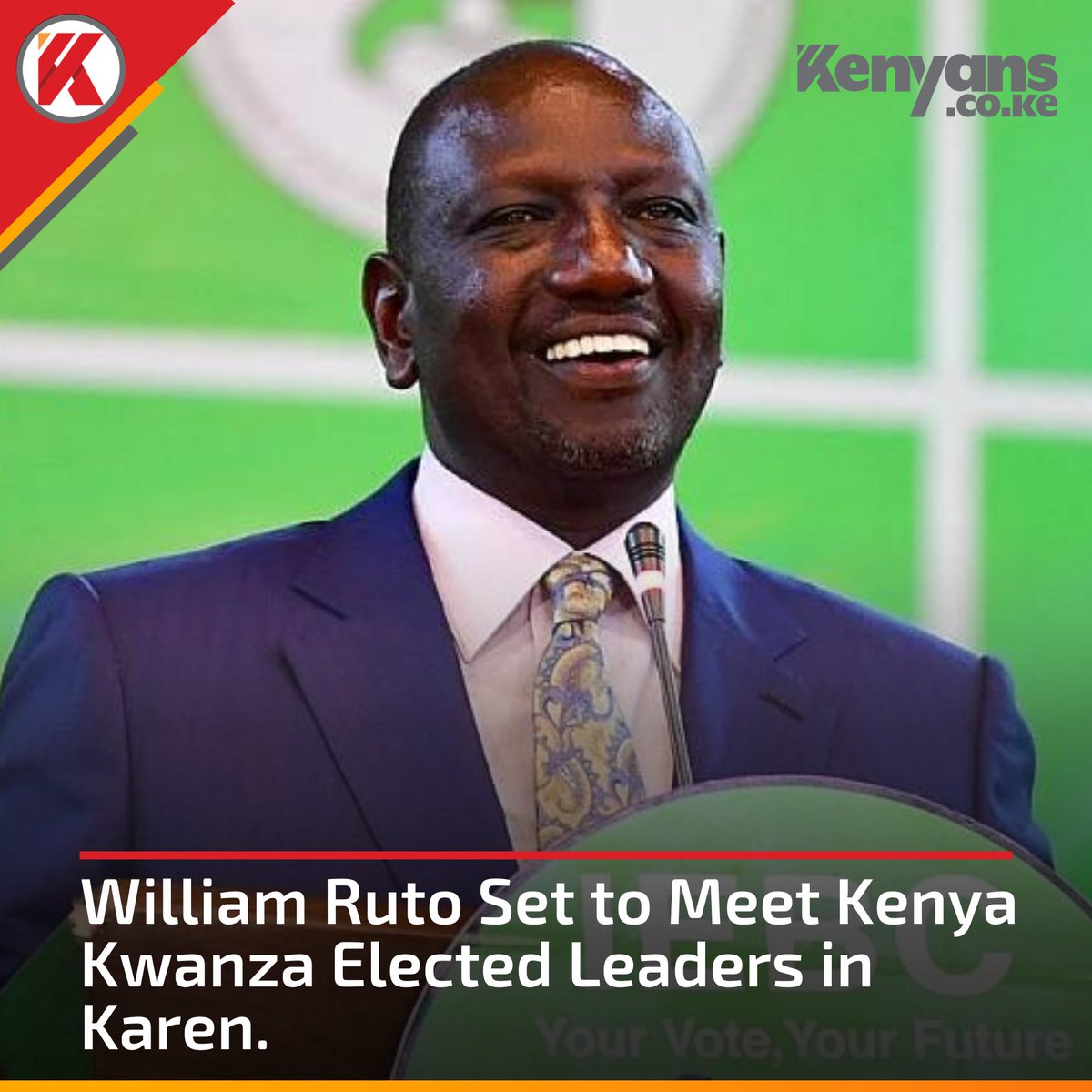 Kenyans's tweet photo. Ruto to host Kenya Kwanza leaders at his Karen residence #KenyaDecides2022 https://t.co/EBvuTdjG8H