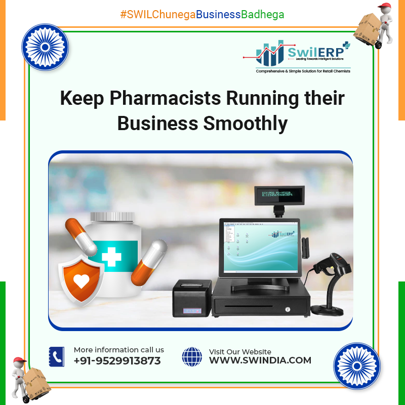 swilerpsoftware's tweet image. Connect your pharmacy with #SwilERP and get a smooth working experience with maximum resource allocation.
📲+91 95299 13873  
🌐zcu.io/Mpd7

#SawanBhadoScheme #SwilERPSoftware #PharmacyManagementSoftware #PharmacyInventorySoftware #SwilSoftware #SwilCompany