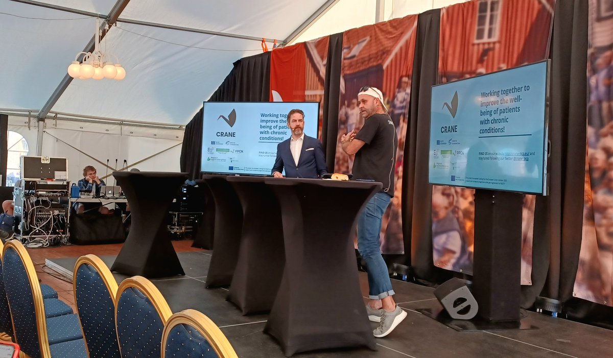 <a href="/DeadpoolNET/">Claus F. Nielsen</a> speaking about our #diabetes use case for <a href="/crane_pcp/">H2020Crane Project</a> 
✅️He shows the caveats, challenges and opportunities for managing this disease as an expert in technology and as a patient as well 🙂
#vartadger