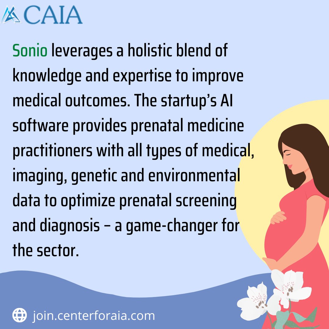 Centerforaia_'s tweet photo. How Paris-based startup Sonio is pioneering the use of AI in prenatal care.

To know more visit: https://t.co/TxtgURBnSE
 #pregnancy  #prenatal #healthcare #health #ArtificialIntelligence  #ai #MachineLearning  #cloud #CloudComputing   #care #datascience #DataAnalytics https://t.co/7iyghlvI3z