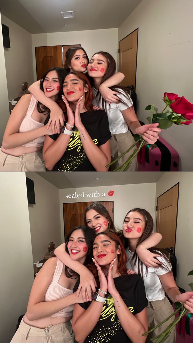bellelieversofc's tweet photo. [IG] @.alexailacad shared photos with Charlie, Blythe, and Belle Mariano 🌹

“sealed with a 💋” 

🔗 https://t.co/6pVPf5QbJ2

#BelleMariano @bellemariano02 https://t.co/hfx94JnXkk