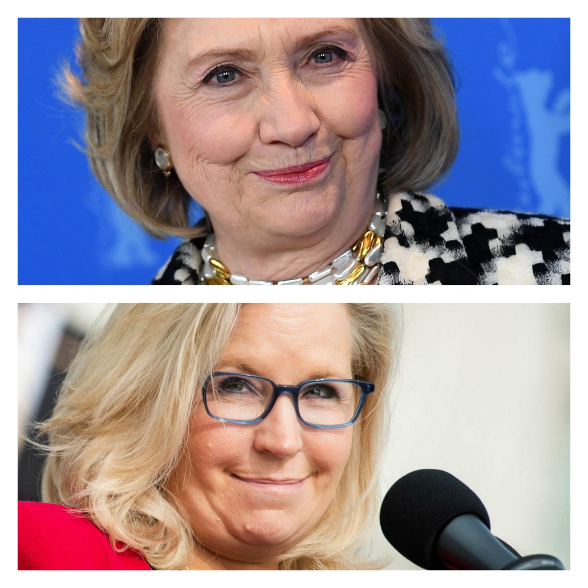 shawna_a_vet's tweet photo. Two sides of the same coin...
#QueensofWarmongers https://t.co/JcdlrE6o4y