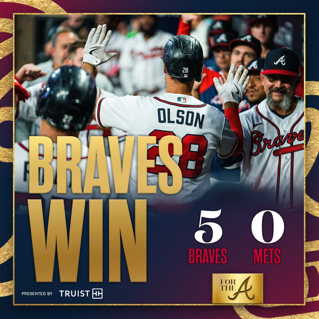 Braves's tweet photo. 8️⃣ in a row!

@TruistNews | #ForTheA https://t.co/zyS0vRnXtW