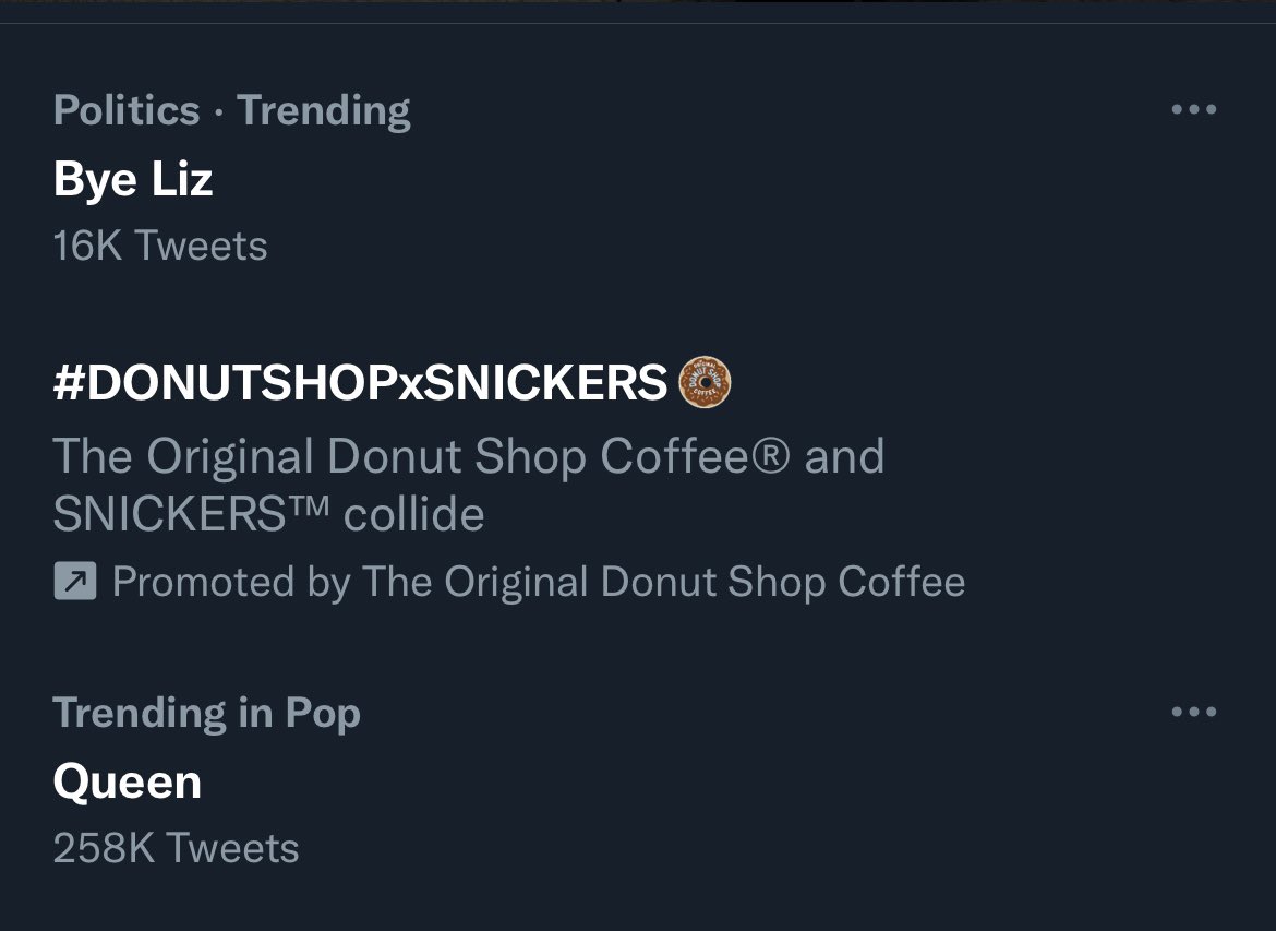 damn really thought the old lady had bitten the dust but no these are 2 separate trends