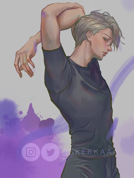 Gonna help keep the love for yoi going in 2022 starting with viktor #yurionice 