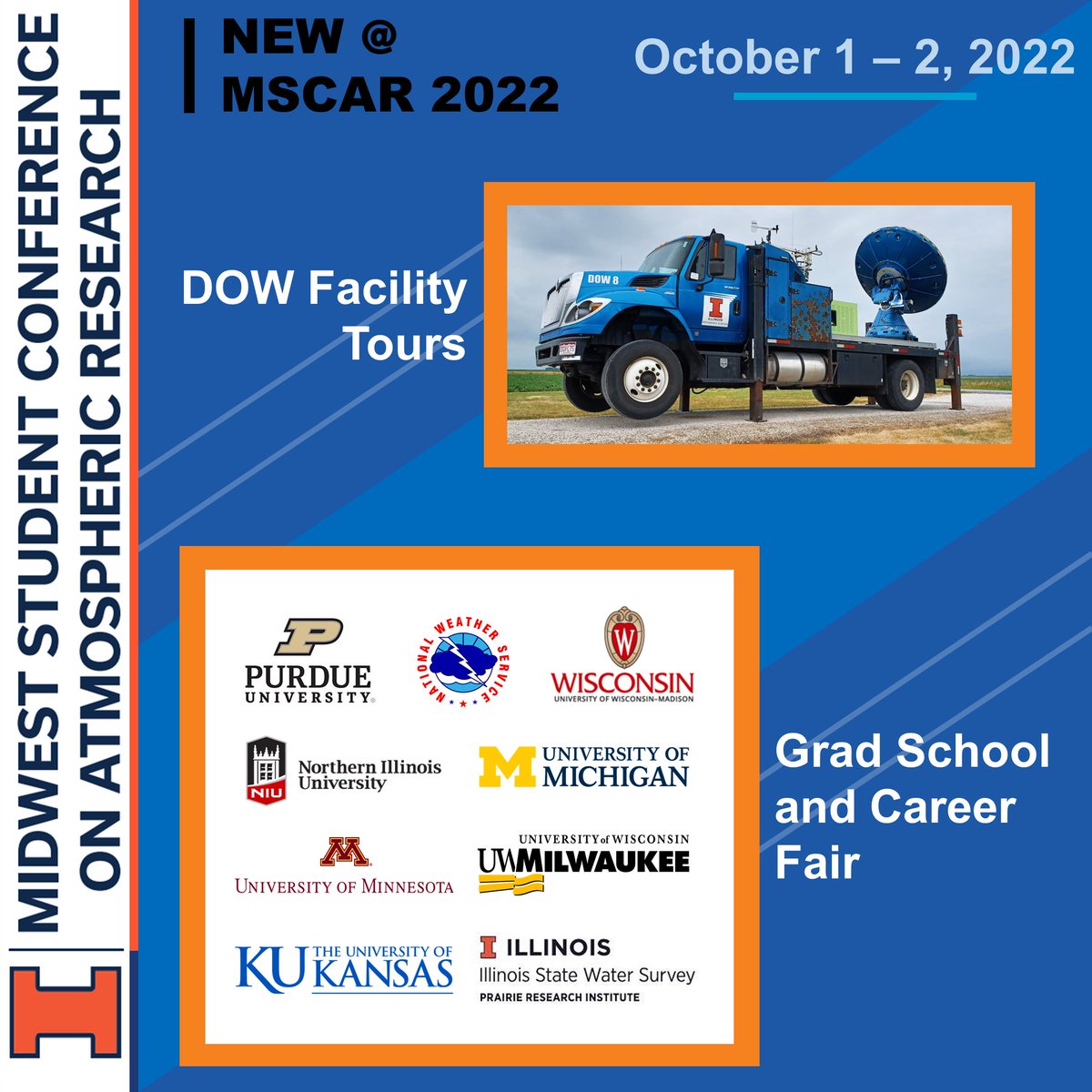 MSCAR_Illinois's tweet photo. This year's MSCAR will feature some NEW events! Join us for in-person tours of Illinois's @DOWFacility and a Graduate School and Career Fair. Be sure to register by Sept 23:
https://t.co/ki7tgIXHcO https://t.co/Nj8pGYBVRf