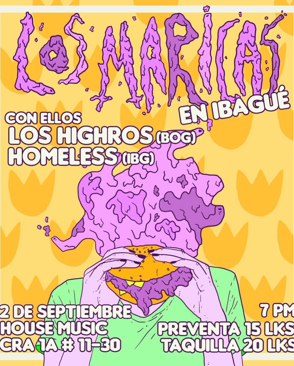 los_maricas's tweet photo. Ibagueto / Sep 2  con los Highros y Homeless #vamostodavia https://t.co/X6oU9hItz6