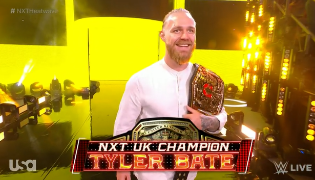 WrestlingCovers's tweet photo. There goes the NXT UK Championship tournament.
🤣🤣🤣🤣 #NXTHeatwave #WWENXT https://t.co/565sIP87uj