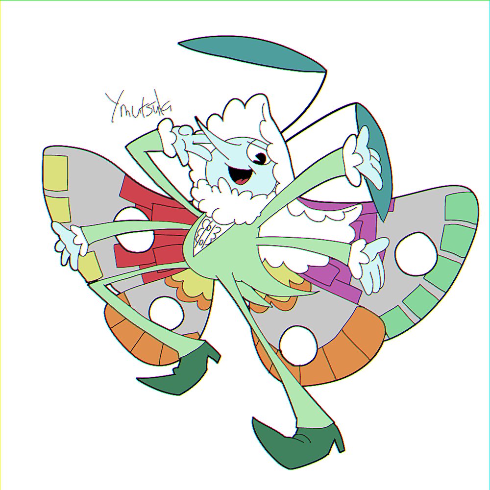 「#CupheadOC『オべロット・ラブラドライト』「そうかそうか、つまり君達はそ」|幽棲ムツキ@skebのイラスト