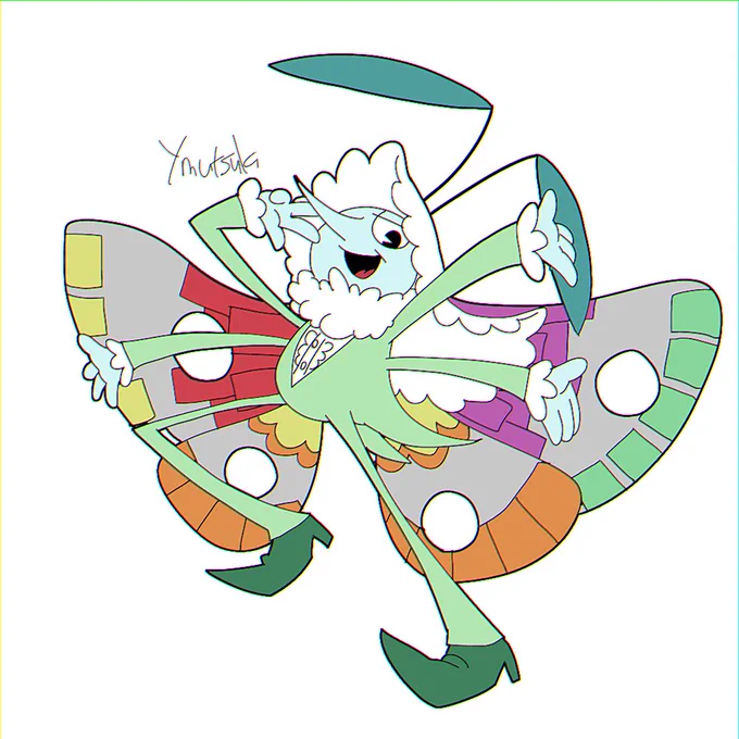 #CupheadOC『オべロット・ラブラドライト』「そうかそうか、つまり君達はそんな奴らなんだね!」 