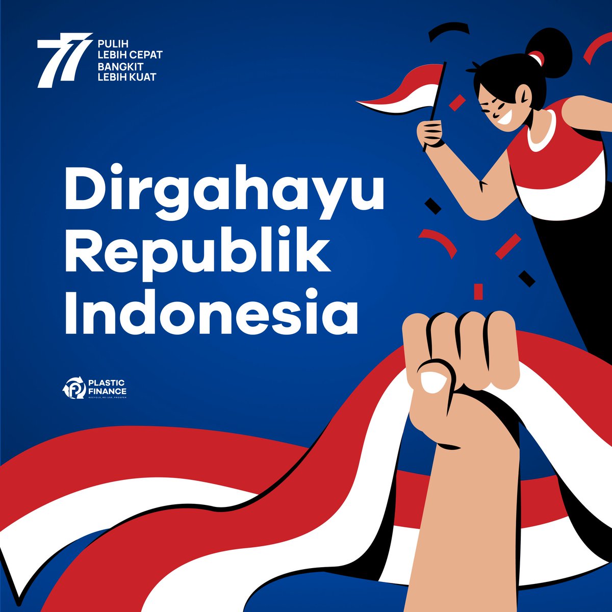 Dirgahayu Indonesia yang ke 77 🎉✨
Pulih Lebih Cepat Bangkit Lebih Kuat 🔥
layak nya slogan di atas 🎉
mari kita jaga lingkungan agar pulih dari kerusakan yang terjadi saat ini ♻