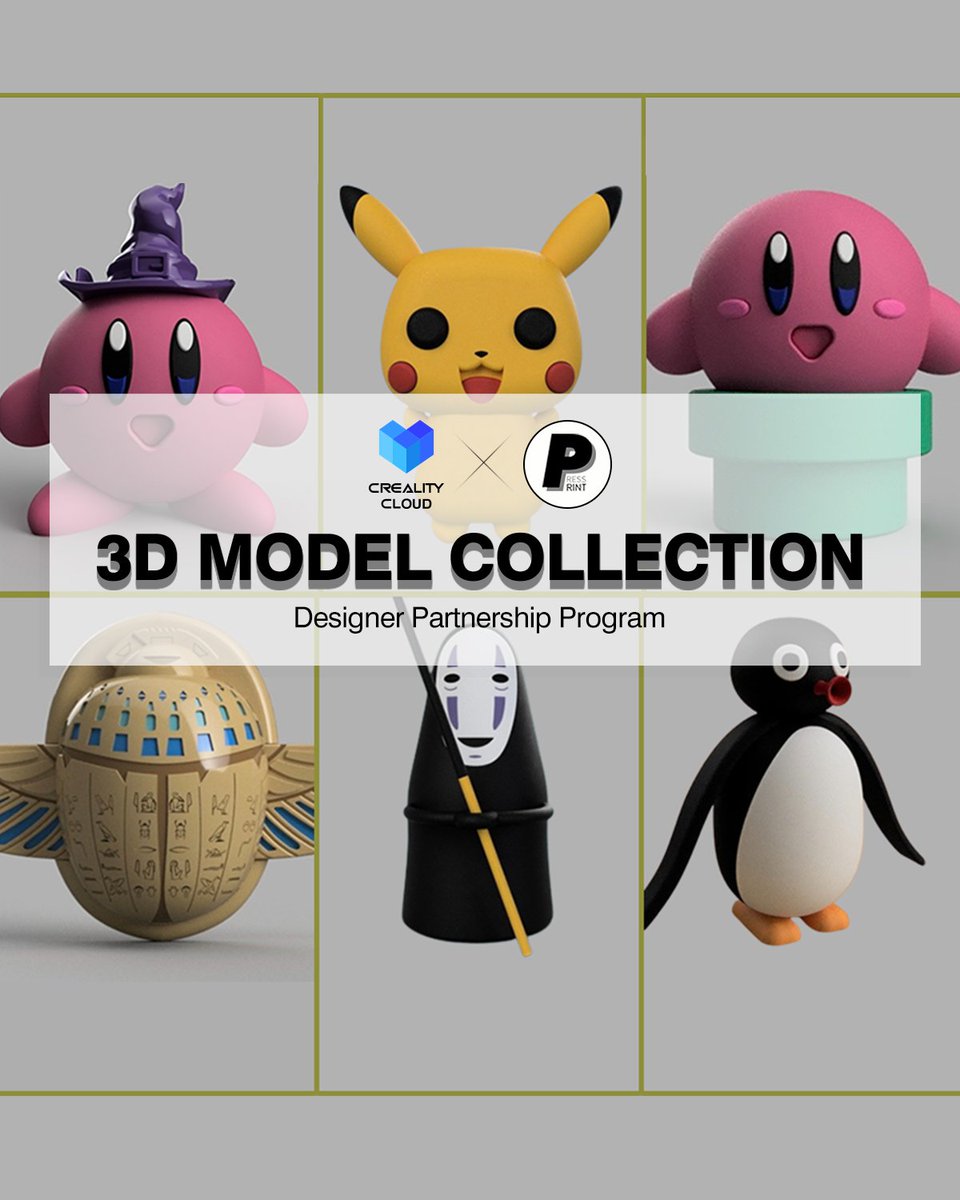 Creality3dP's tweet photo. 🎉 PressPrint is now a member of Creality Cloud's Designer Partnership Program! #creality_cloud
😄 PressPrint is obsessed with designing & printing home and garden-related models, anime cosplay...https://t.co/rpKAI6HMd3
🎁Opportunities & perks await: https://t.co/wf4hh6dq5b https://t.co/xBOzqwfwKk