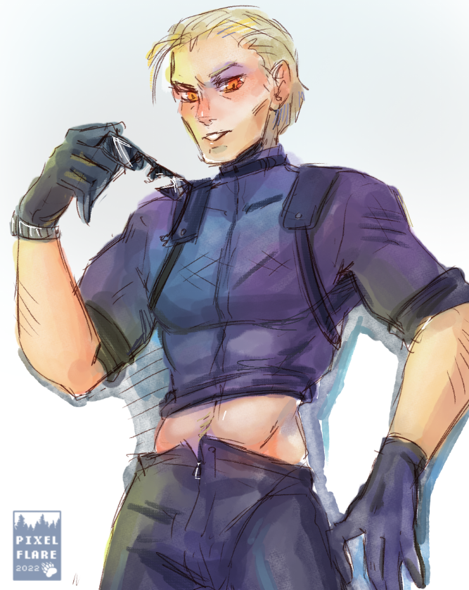 PixelsSinDen's tweet photo. Wesker <3 https://t.co/t6GBLYdMyz