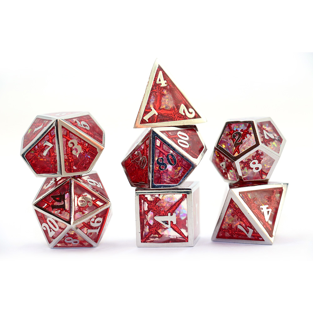 Evelyn52501421's tweet photo. Could you think the material of these dice?
They are made by resin and metal.

#metaldice #resindice #dice #diceset #dicemaker #handmadedice #dnddice #rpgdice #goblin #boardgames #rolldice #prettydice #customdice https://t.co/RqmKGJk5XN