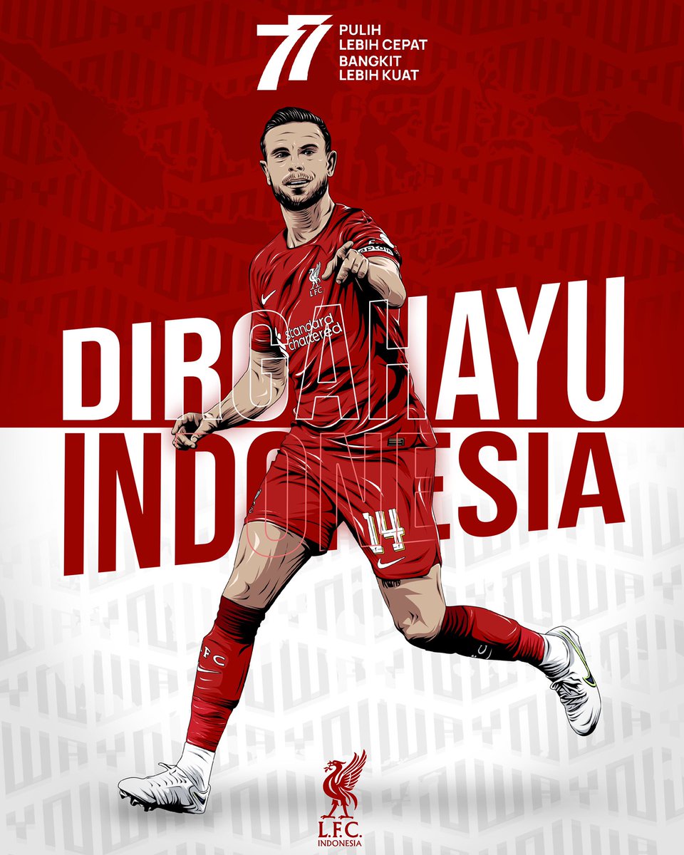 LFCIndonesia's tweet photo. 🇮🇩 Dirgahayu Republik Indonesia ke-77 

Doa dan harapan terbaik untuk negeri tercinta. Jayalah Indonesia, 𝐌𝐄𝐑𝐃𝐄𝐊𝐀! 🫡 🔴

#DirgahayuIndonesia #HUT77RI #LFCIndonesia https://t.co/7dbxokG8TT