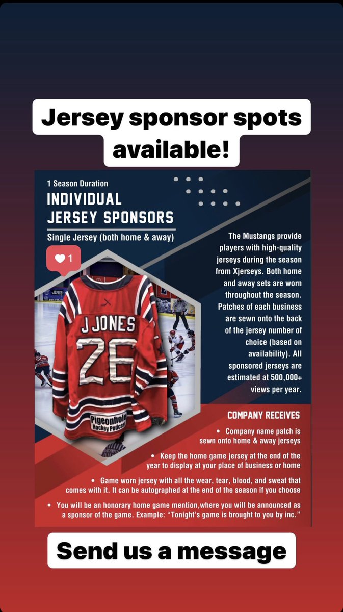 OgdenMustangs's tweet photo. Become a jersey sponsor of the Ogden Mustangs! https://t.co/rjHhb8ZTzt
