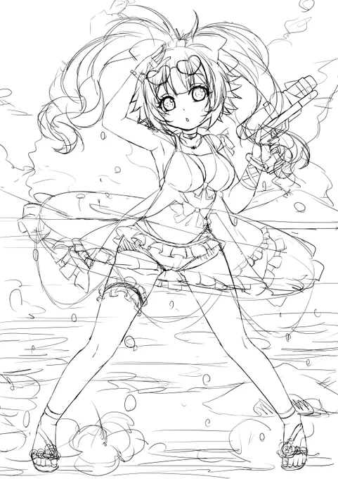 すでに描いてて大分楽しい🍶
楽しみに待ってて🖊 