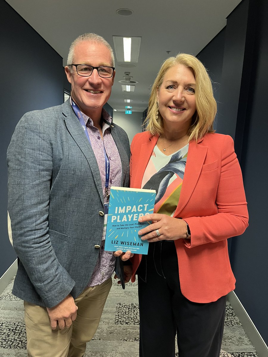 RobDrinks's tweet image. So privileged to hear from @LizWiseman this week at the @AHRItweets Conference. Key elements in delivering and enhancing high performing work places. Thank you Liz, so grateful for your time and energy.