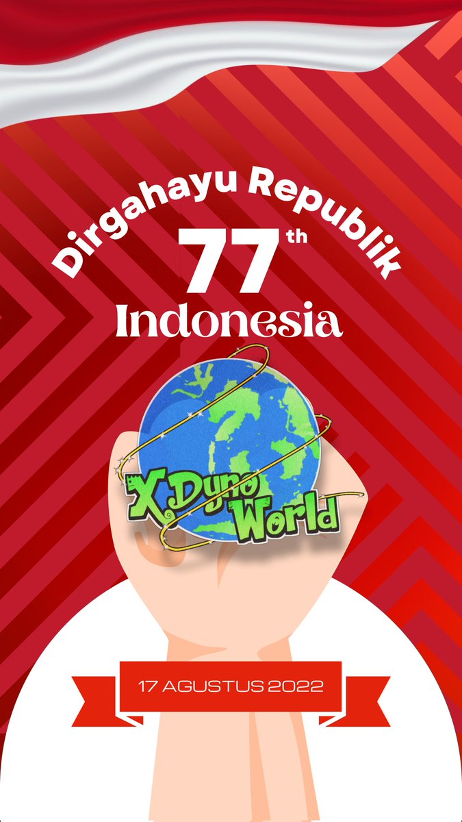 xdynoworld_nft's tweet photo. Happy 77th Independence Day of the Republic of Indonesia. 💙🇮🇩

#HarmonyONE #HarmonyNFT #harmonyprotocol #ONE #NFT #NFTs #NFTCommunity #nftindonesia #IndependenceDay #Indonesia https://t.co/qfxThgqkun