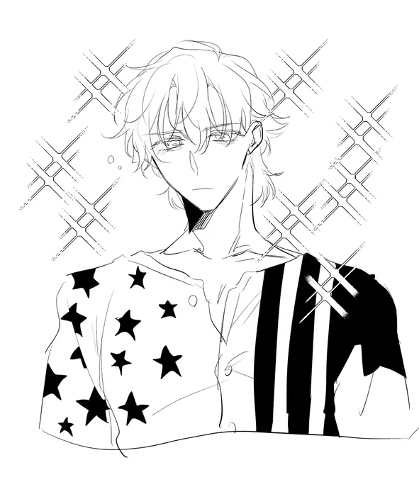キラキラブラシ使いたかっただけのらくがき 