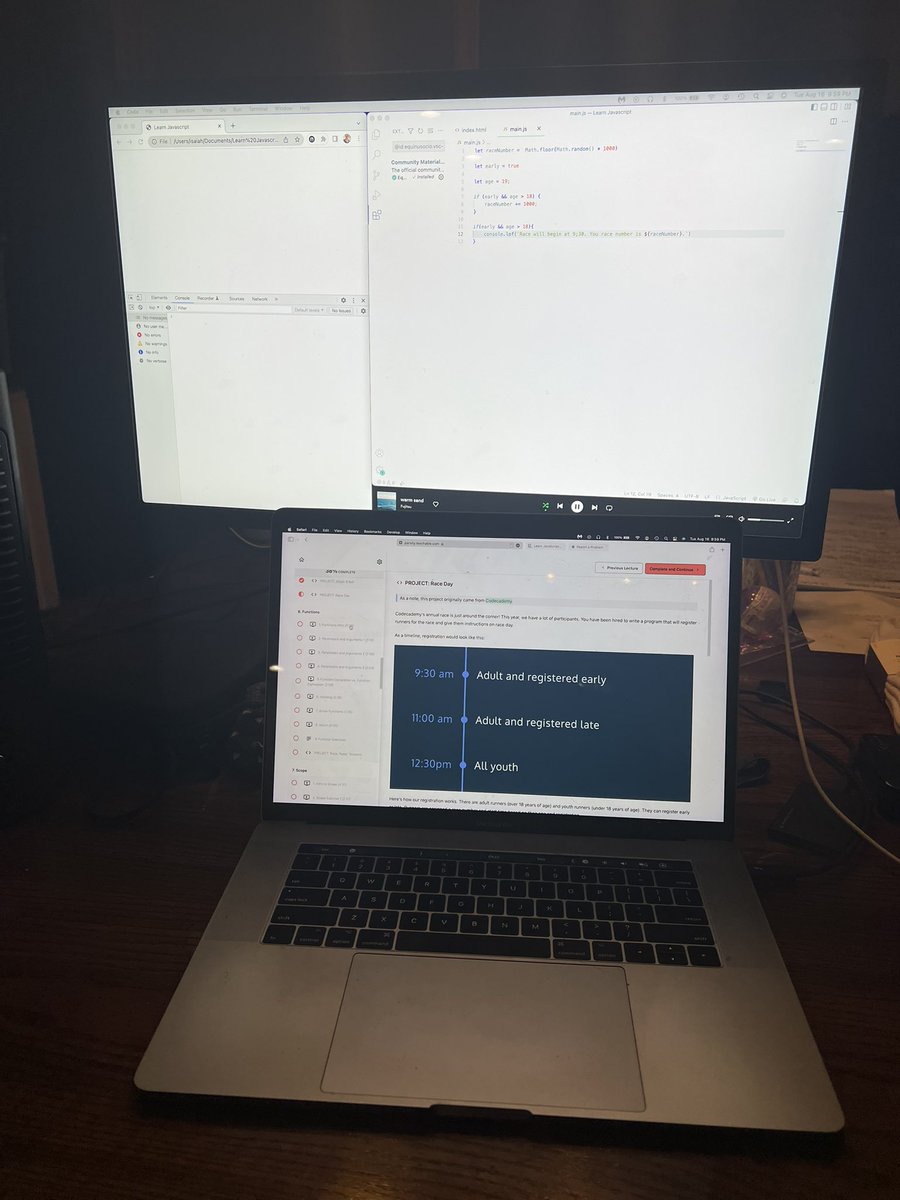 isaiahdelsol's tweet photo. Day 2 of #100DaysOfCode and 8? of #dev30
#javascript #futuredev #developer https://t.co/DTizeJCtEq
