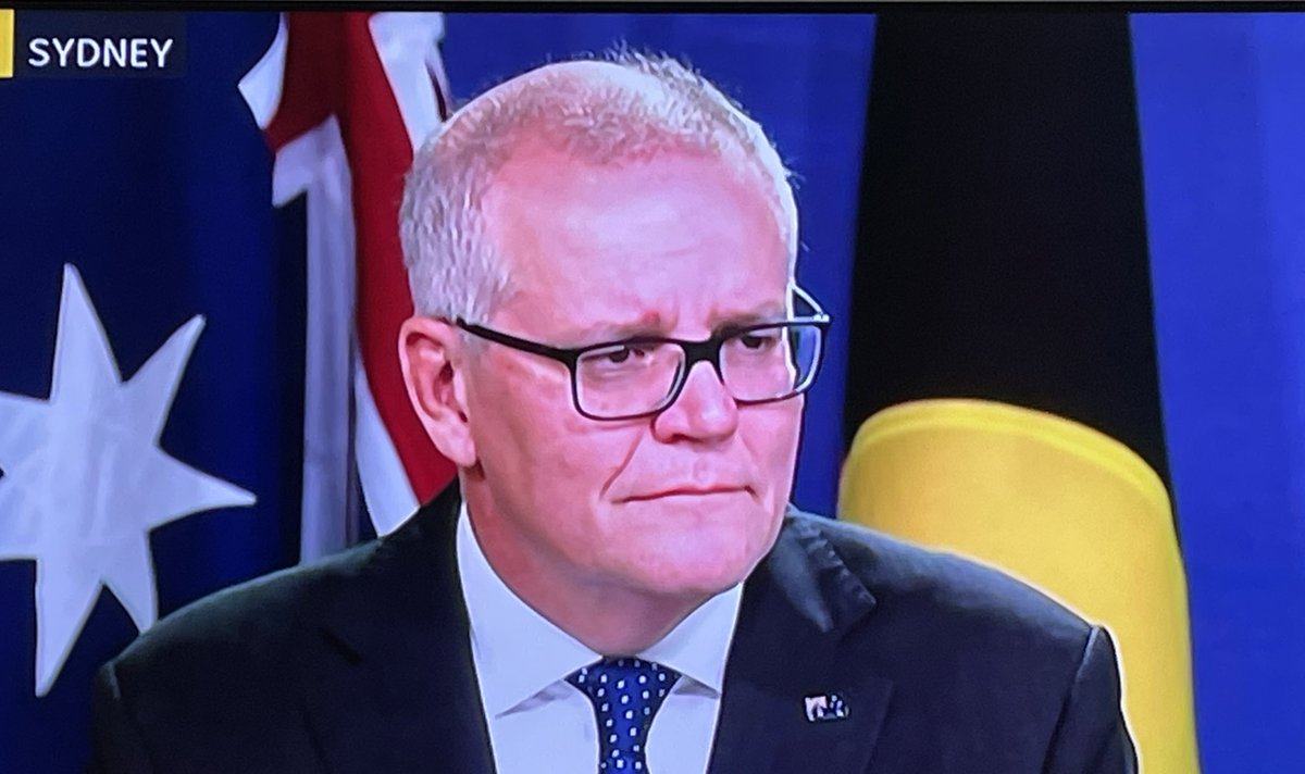 scom_occhio's tweet photo. The face of a man with a severe case of Narcissistic Personality Disorder, can do no wrong! #SackTheGG #SackScomo #resignmorrison #Morrison #ScottyMinisterForEverything #Scottythefukwit #ScottyFiveJobs #ScottyTheDictator #ScottyThePathologicalLiar https://t.co/Mkno75tHna