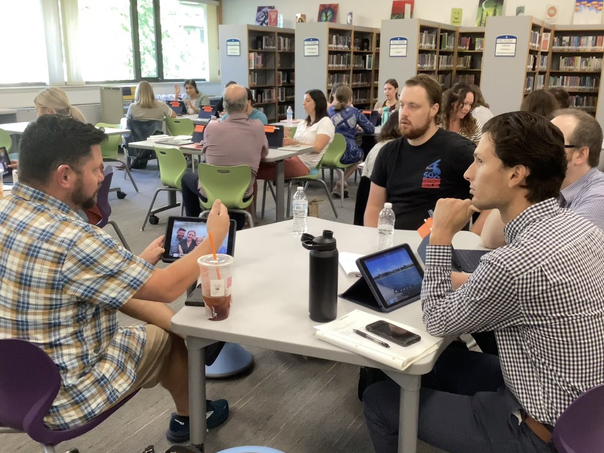 Honored to be part of this remarkable “New to KSD 140 Teacher Training”. Watching this astonishing group of educators learn, explore, collaborate, share and take RISKS was truly inspiring. Our students, parents and staff are lucky to have them join the KSD family. #KirbyONE40