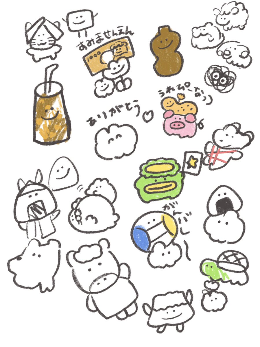 さっきインスタライブで描いたやつのせときます🥹みんなありがとう〜💓インスタでアーカイブ消すときいっしょに消しちゃうかも 