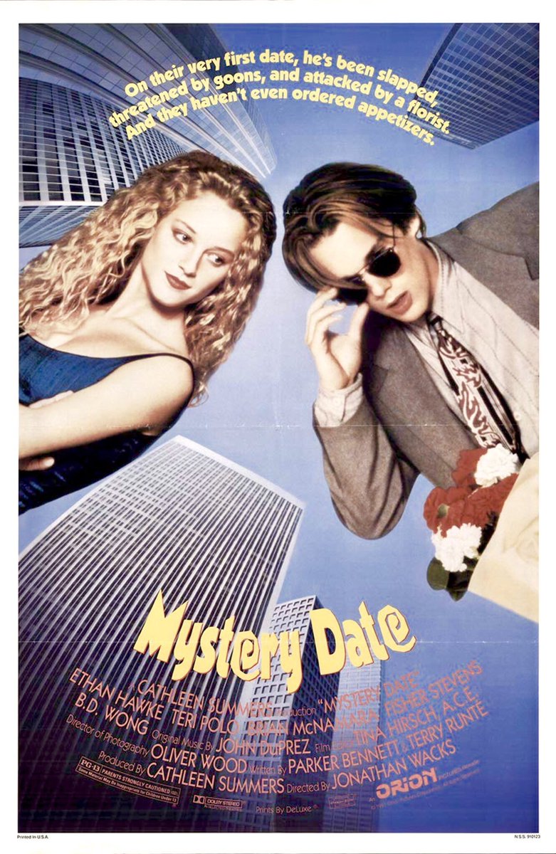 FilmNewsNos's tweet photo. 🎬MOVIE HISTORY: 31 years ago today, August 16, 1991, the movie ‘Mystery Date’ opened in theaters!
#EthanHawke @TeriPolo1 #BrianMcNamara #FisherStevens #BDWong #TonyRosato #DonSDavis #JamesHong #VictorWong #PingWu #JerryWasserman #TerryDavidMulligan #MerrilynGann #JonathanWacks https://t.co/cyKHZEwWbN