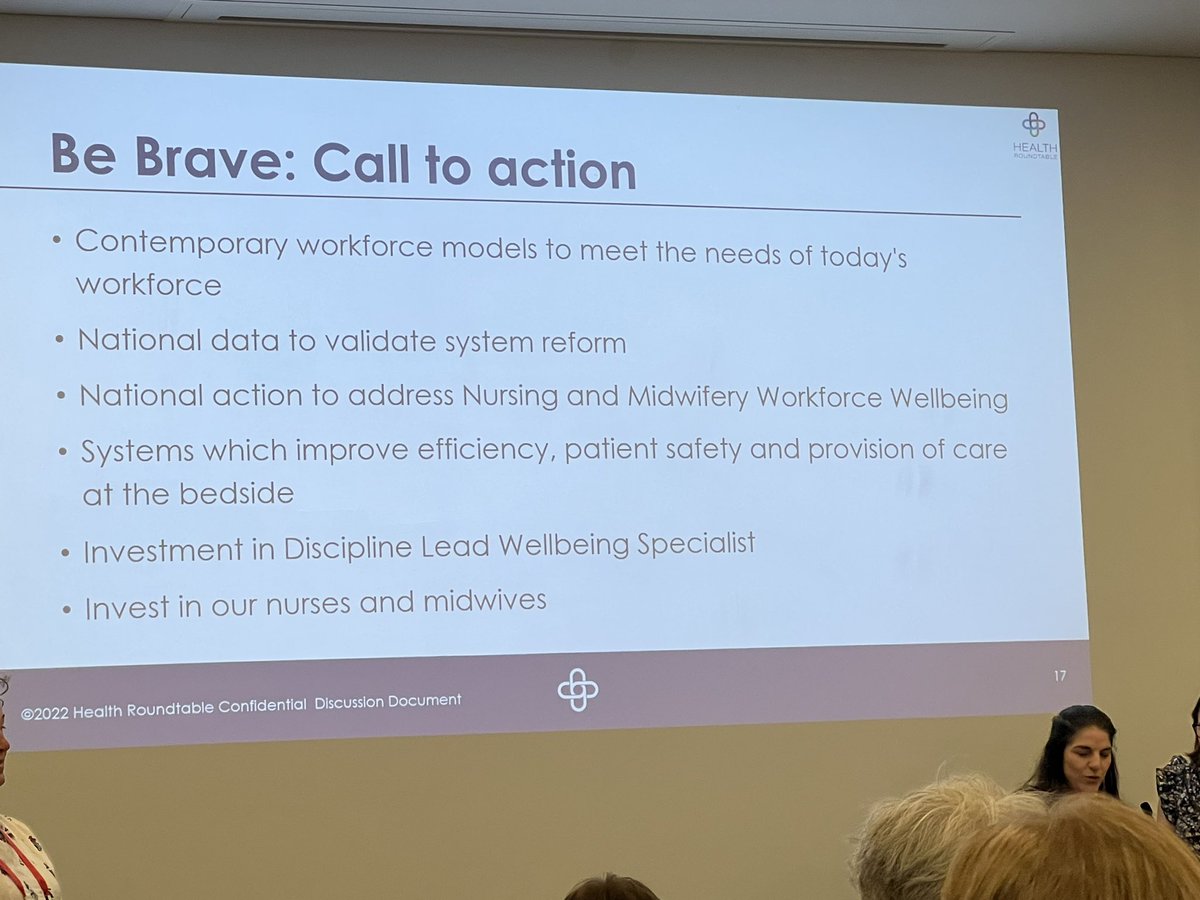 Belynda_Jane's tweet image. Rebecca Clarke and Fiona Fitzgerald sharing their journey on improving nurses and midwives wellbeing. #NNF2022 @acn_tweet