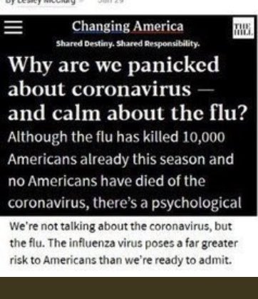 SixandLaura's tweet photo. @danaparish @CrynJohannsen I wonder if these headlines about flu in early 2020 will be surprising to people.
#sarscov2_timeline #Winter2020 #JustFlu #OnlyInfluenza https://t.co/1PA2a6J6Yk