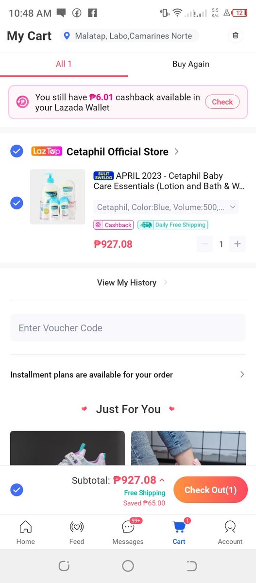 cecilabraham20's tweet photo. @LazadaPH I will add skincare to life this week 
#LazadaPH #AddToCartToLife https://t.co/1IC71FjhDp