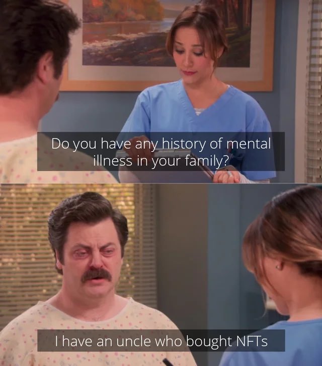 Anyone else have to fill out their medical coverage recently? 🤣

#Medical #Insurance #NFT #cryptocurrencies #Web3 #SocialIdentity