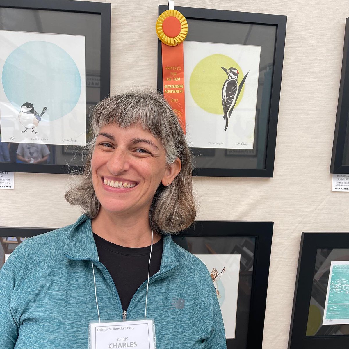 printclubroc's tweet photo. Moon Rabbit Press in Printer's Row, Chicago.
2@scottyjones_urthyfiberart and I both won awards! Thanks @amdurproductions, it’s been a fun weekend. #PrintersRowArtFest
#MoonRabbitPress #Printmaking #Linocut  #IndependantArtist  #PrintersRowArtFest #AmdurProductions https://t.co/DbETISQ0tn
