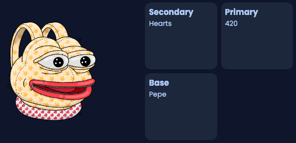 Comm_Nick's tweet photo. Pepe hearts 420? Well yes, yes he does. LFGGGGG!

@flunks_nft #backpacktothefuture #letsflunkinggo https://t.co/PGi1KZvjgF