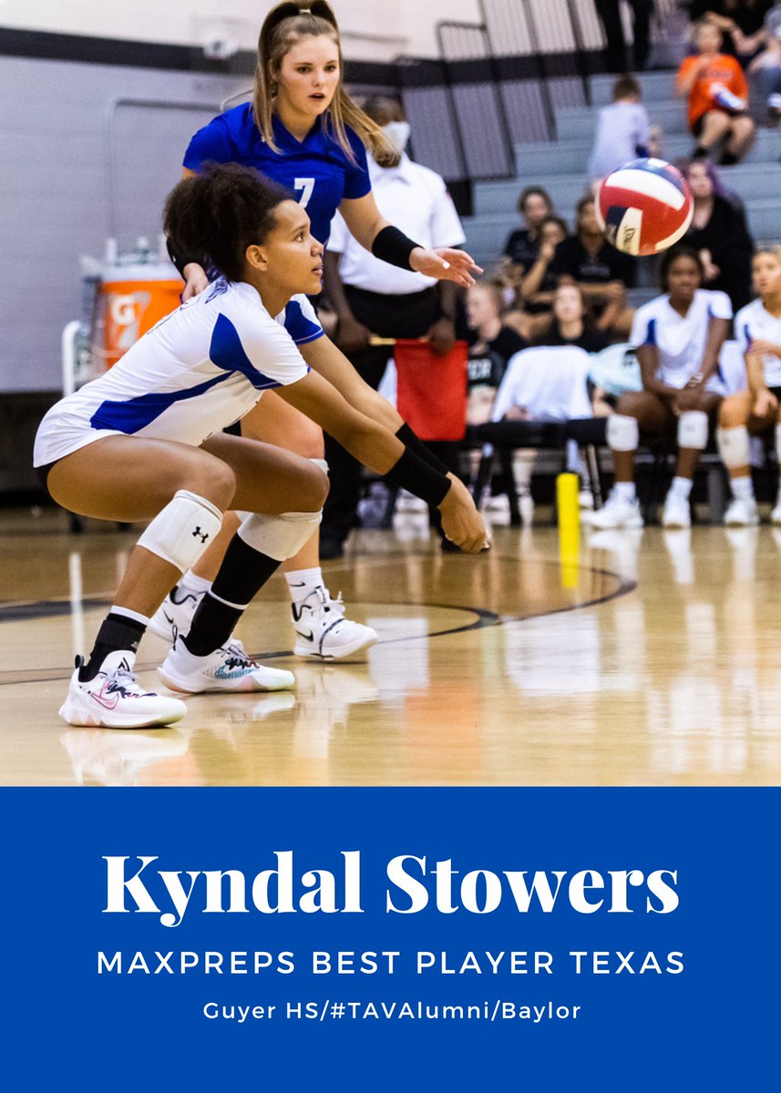 Shoutout to #TAVAlumni Kyndal Stowers for being named the <a href="/MaxPreps/">MaxPreps</a> "Best Player" in Texas! #GoTAV maxpreps.com/news/_dyhI7qow…
