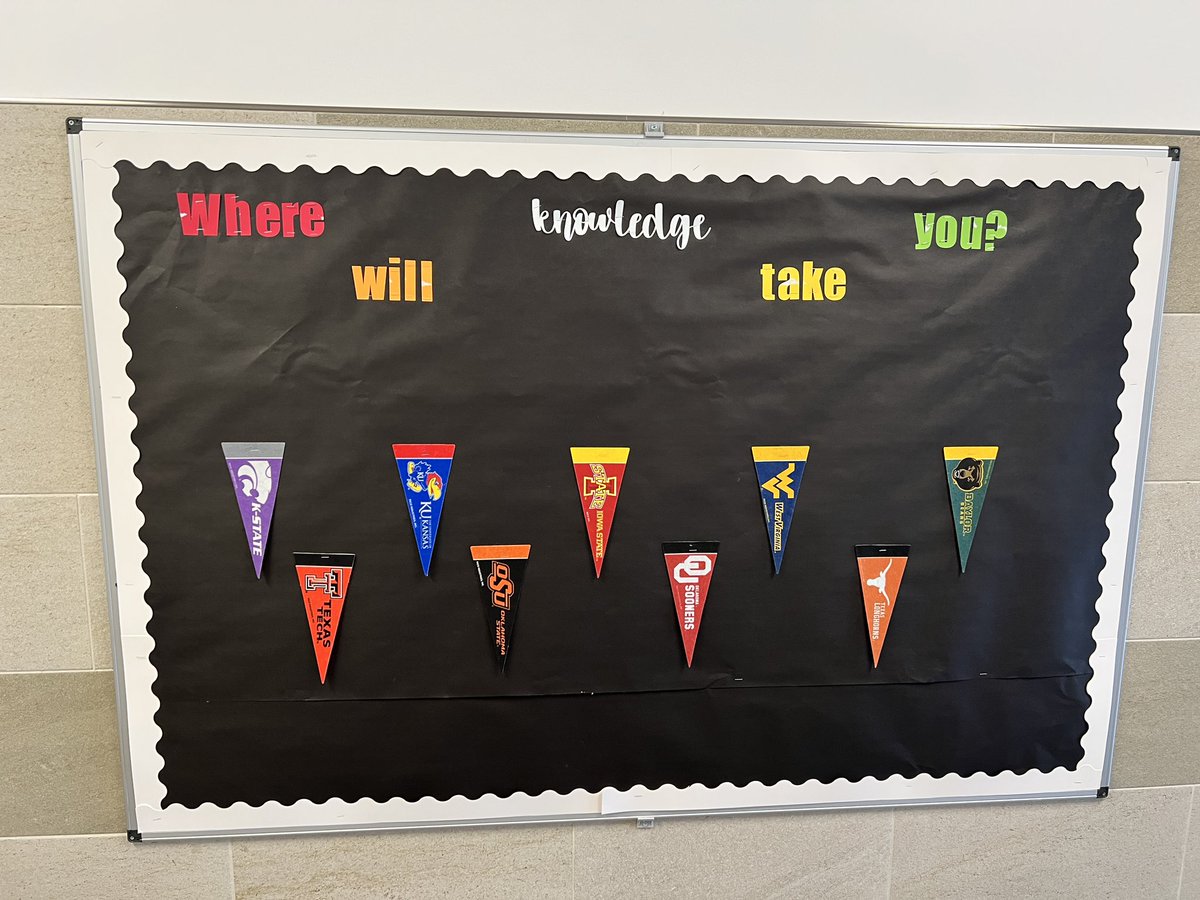 Love the college-going culture I saw at <a href="/CISDDietz/">Dietz Elementary</a> elementary today!