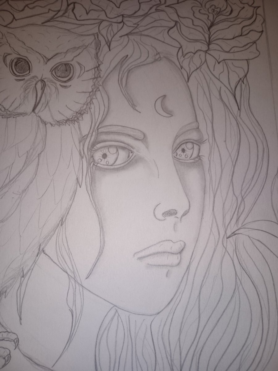 yael82's tweet photo. Me pregunto si es Titania, la reina de las hadas...

#yotoart 
#art 
#arte 
#dibujo 
#drawing 
#pintura 
#painting 
#hada
#fairy 
#buho 
#owl 
#rosas 
#roses https://t.co/QRyRtwfA3e