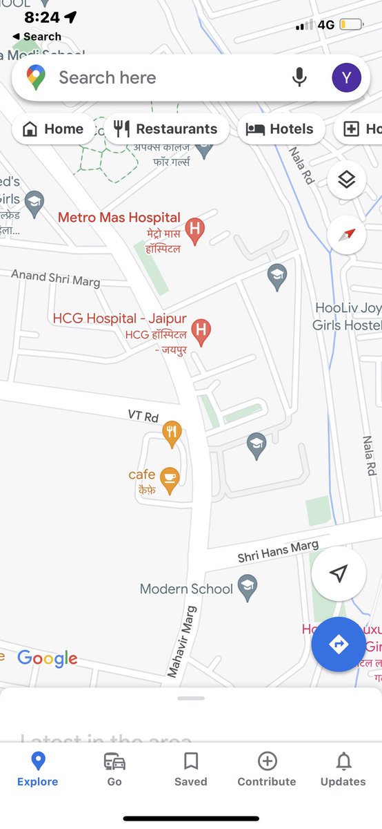 yogendra1248's tweet photo. We have 3 hospitals and 4 schools in this small area https://t.co/ny9bdr2GYM