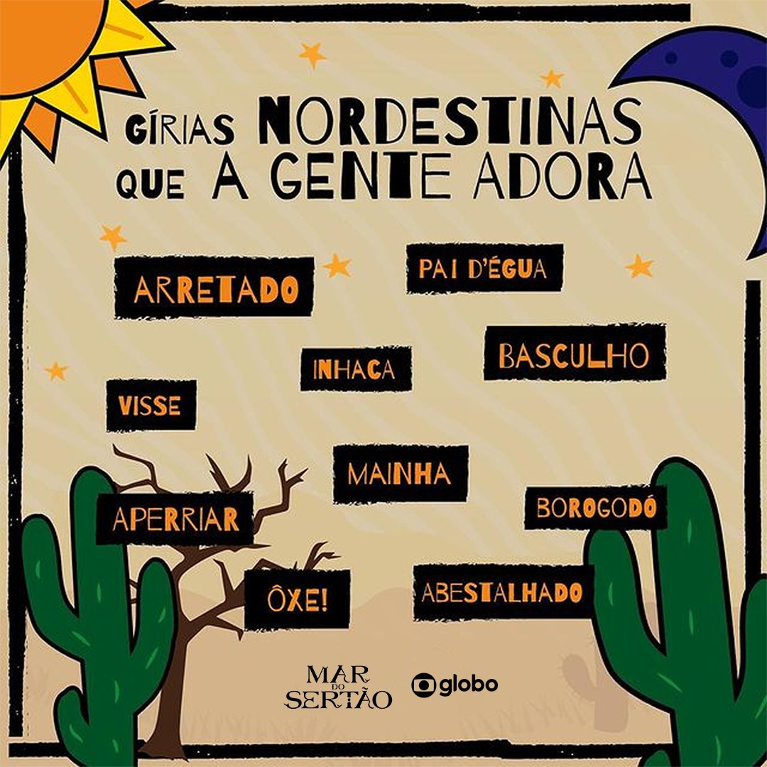 GÍRIAS NORDESTINAS VS GÍRIAS MINEIRAS 