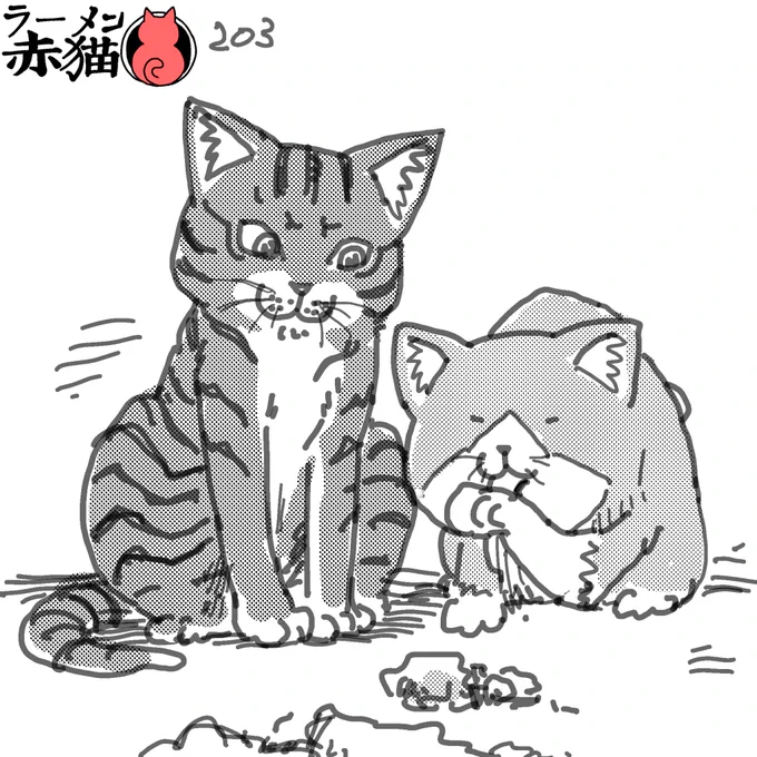 食当たりでした
#ラーメン赤猫 #ジャンププラス

23話 https://t.co/61FsNQx4St 