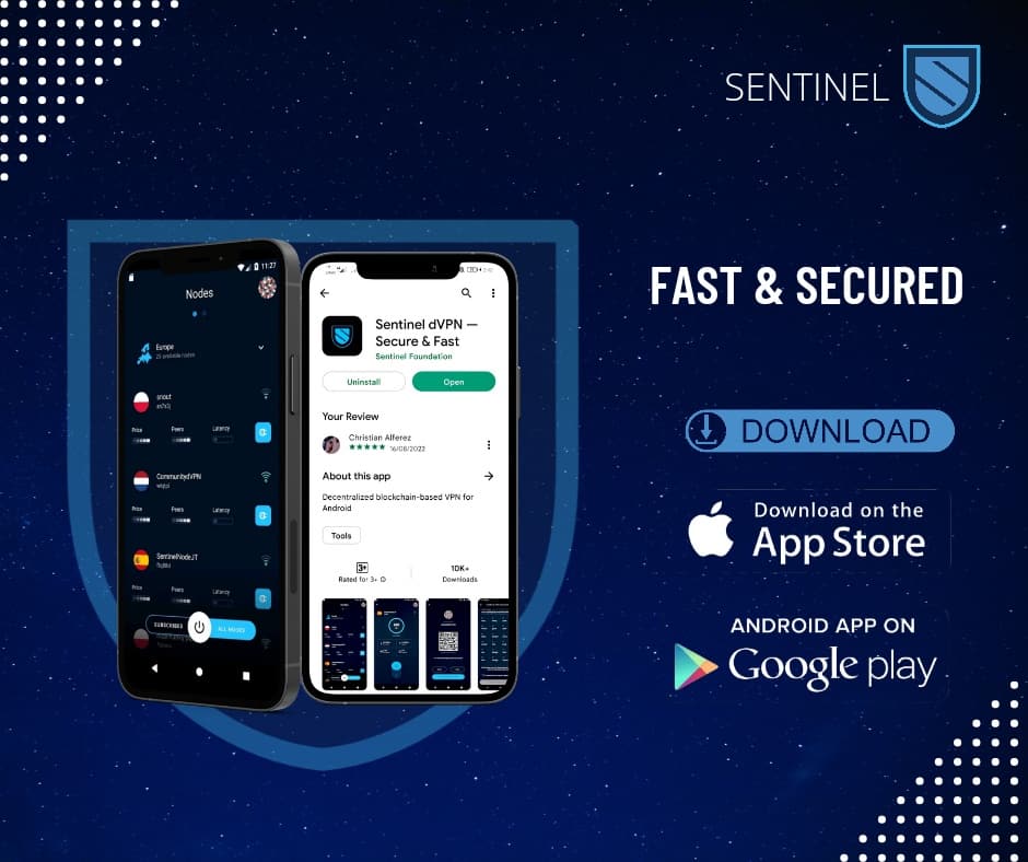 ChristianAlfrz9's tweet photo. Enjoy Fast and Reliable
Internet connection with
No RESTRICTION!🚫

#decentralized #dvpn #cosmos 

Available on!
App Store
https://t.co/uZKzrtGIdU
Google Play
https://t.co/g2BRXmSXbk https://t.co/COh3brNubT