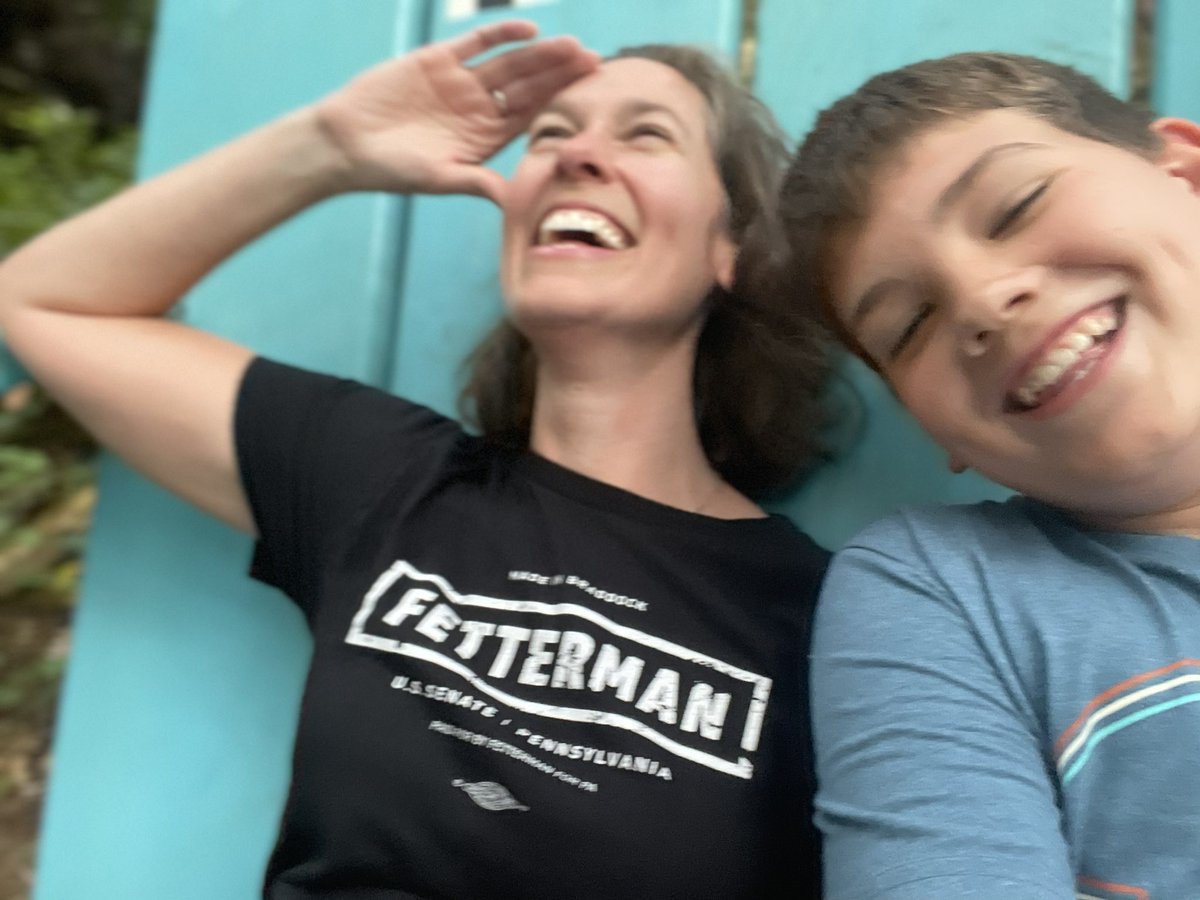 Supporting <a href="/JohnFetterman/">John Fetterman</a> on vacation in Seattle.