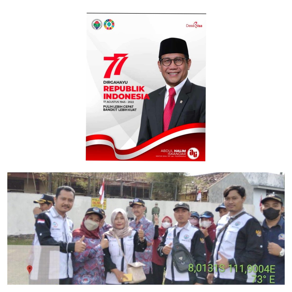 ZFaridAbrori's tweet photo. SELAMAT HUT RI KE-77
PULIH LEBIH CEPAT
BANGKIT LEBIH KUAT,
APDI Kecamatan Karangrejo 
#tppiJatim
#tppitulungagung
@jokowi
@halimiskandarnu
@malik_haramain
@EkoHeruNat
@Ari_Asharie
@Brigade01Arwan1
@fadiqwae1
@rofiq_jazuli
@GumintoST
@AminudinFahruda 
@nurnaQu https://t.co/6G3qDBjndb