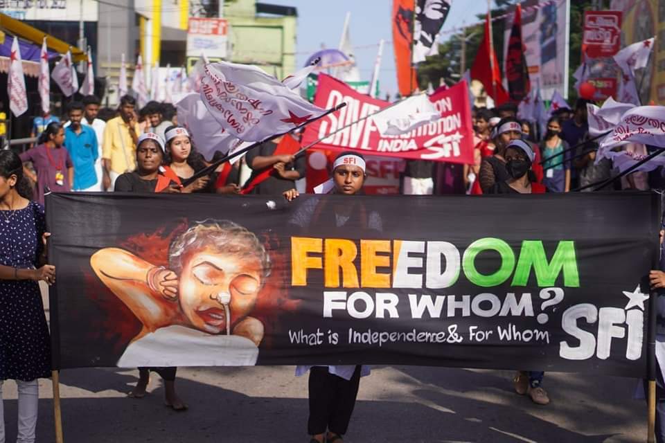 SfiKantayapalem's tweet image. Yes freedom for whom?
#Letschallenge #Freedomforwhoom