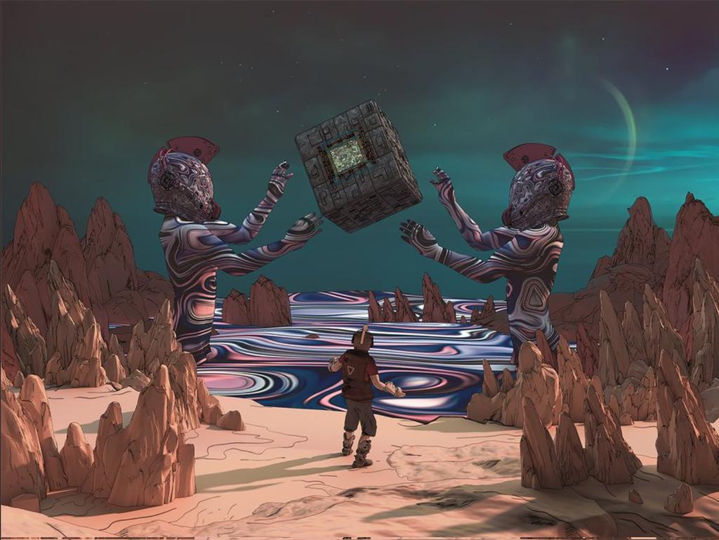 Congrats <a href="/Cre8tivPrime8/">Cre8tivPrime8</a> for winning the auction! 🎉 

Another Dimension
<a href="/R_bot_0407/">r-b ◎ t |</a> x <a href="/RubenGraphic/">Rubén Curbelo</a> Collab is now yours, thanks for the support.

Also thanks <a href="/rudalethegreat/">Rudale</a> and <a href="/ak0nan3v/">konane.sol (ko-nah-neh)</a> for placing bids 🙏
#solana