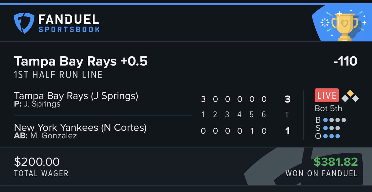 capointhecut's tweet image. MLB 8/16 Recap:

3U Braves F5 -0.5 (-115)✅

1U White Soxs F5 ML (-105)🥵

2U TB Rays F5 +0.5 (-110)✅

1U Gaurdians F5 3 Way ML (-136)🥵

Subscribe➡️ youtu.be/kTmIUOFTkhU